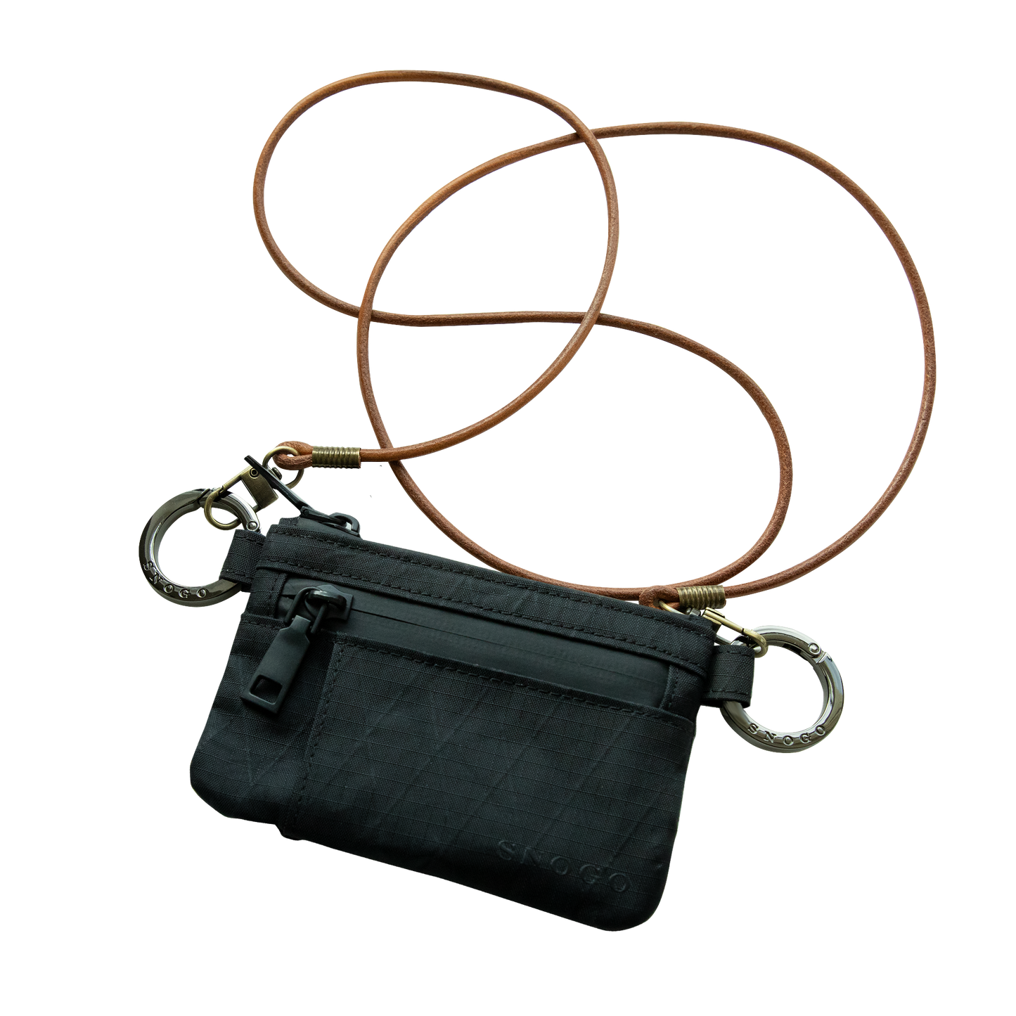 Travel Wallet | Attache' 7-Pocket Purse Wallet with Keyrings & Strap