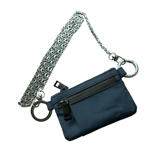 Travel Wallet | Attache' 7-Pocket Purse Wallet with Keyrings & Strap