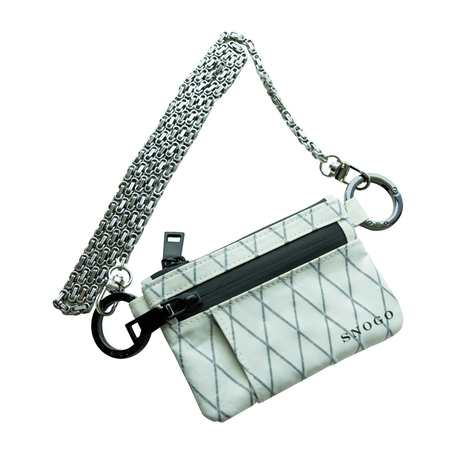 Travel Wallet | Attache' 7-Pocket Purse Wallet with Keyrings & Strap