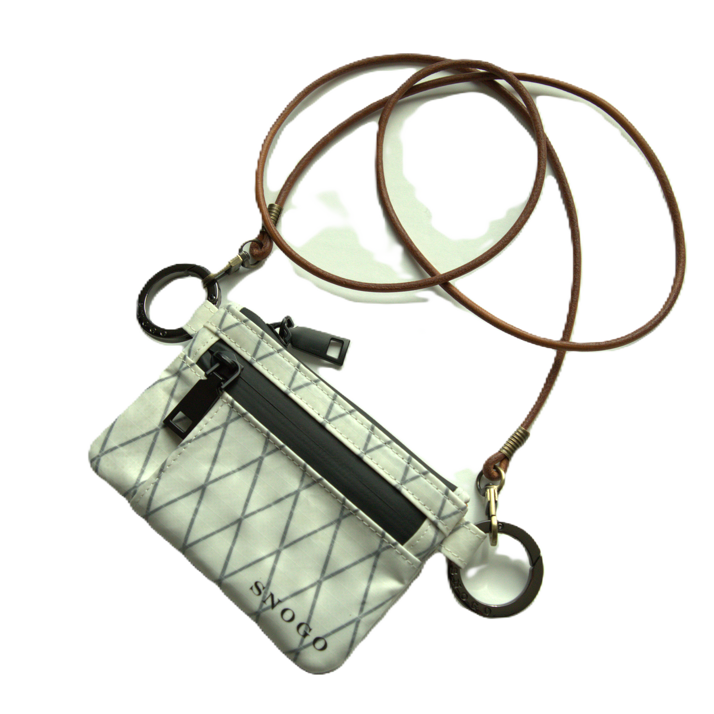 Travel Wallet | Attache' 7-Pocket Purse Wallet with Keyrings & Strap