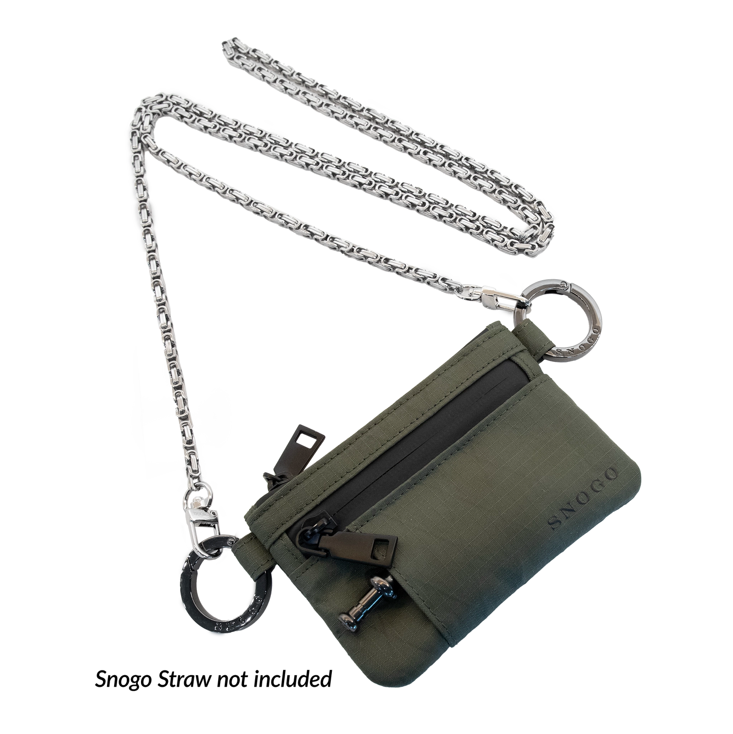 Travel Wallet | Attache' 7-Pocket Purse Wallet with Keyrings & Strap