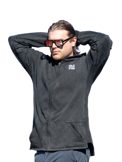 Heavyweight Hoodie - Mineral Wash Charcoal Gray