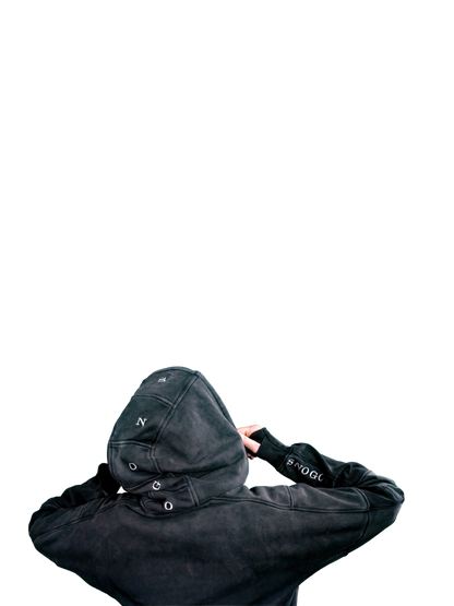 Heavyweight Hoodie - Mineral Wash Charcoal Gray