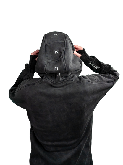 Heavyweight Hoodie - Mineral Wash Charcoal Gray