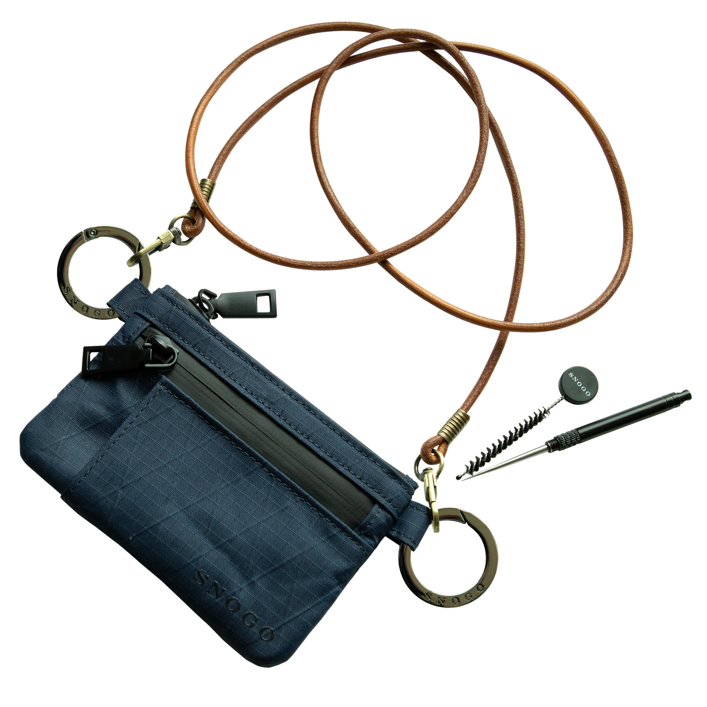 Clean & Carry Attache' Purse Wallet with Powder Prowler