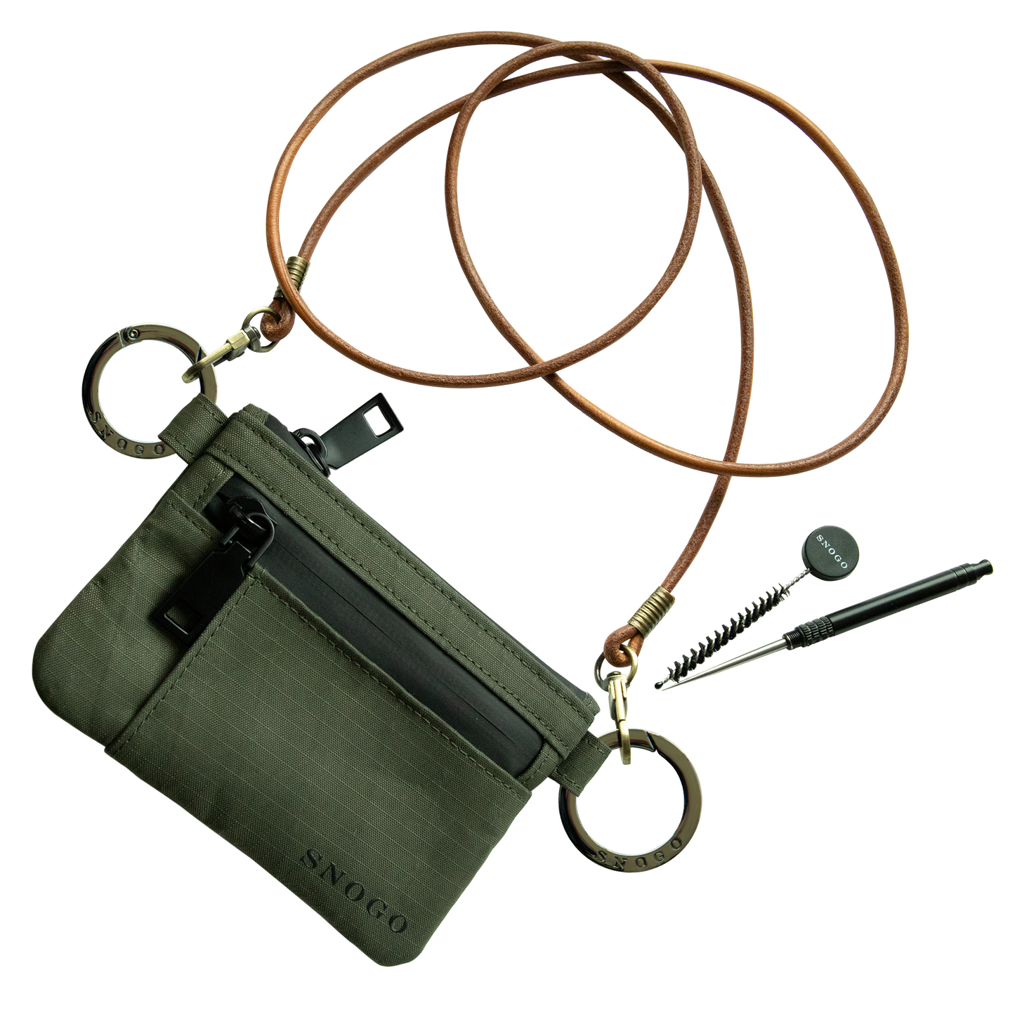Clean & Carry Attache' Purse Wallet with Powder Prowler