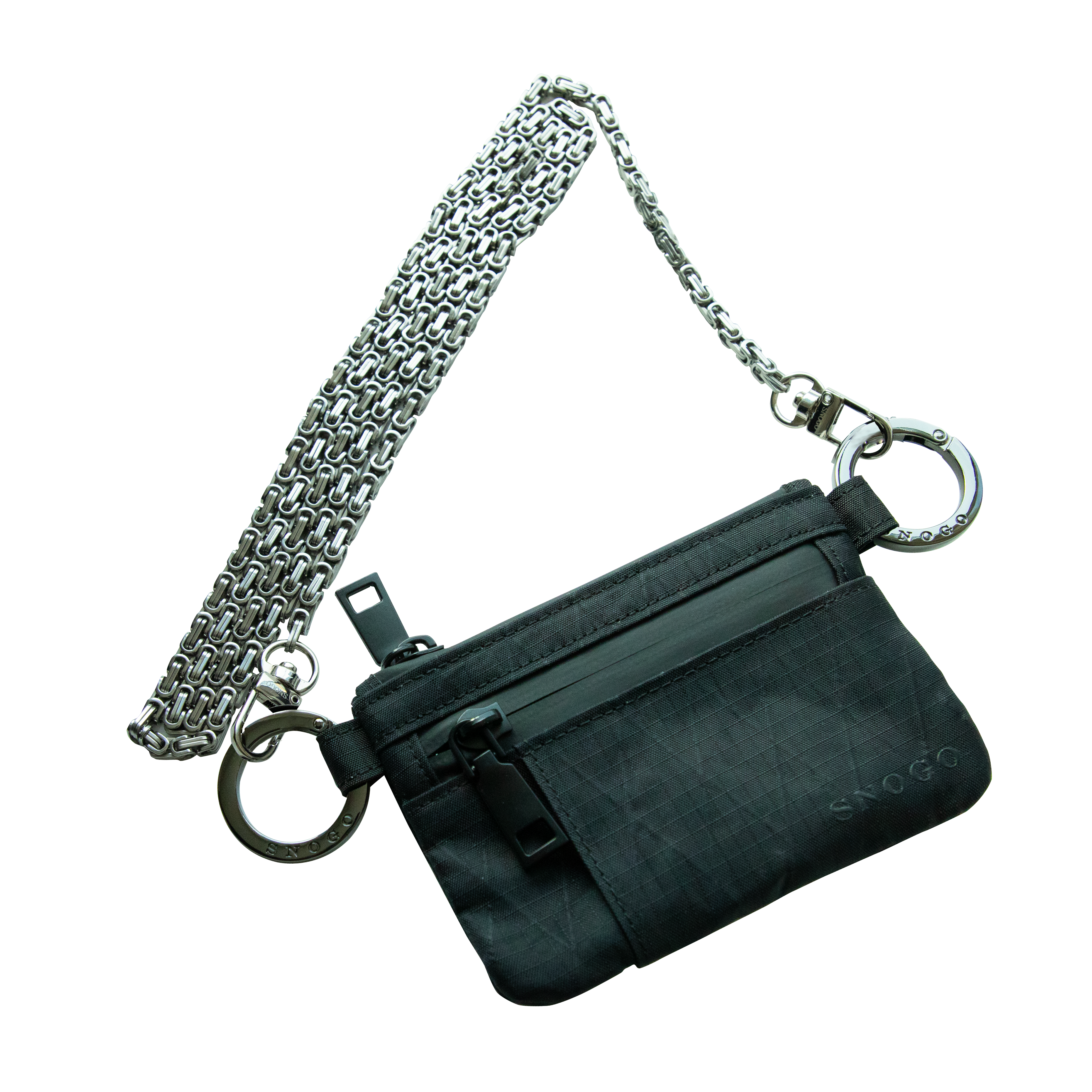 Travel Wallet | Attache' 7-Pocket Purse Wallet with Keyrings & Strap