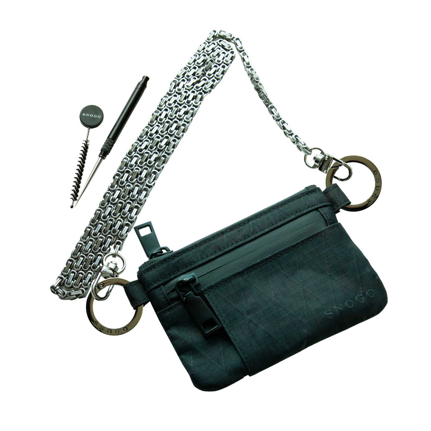 Clean & Carry Attache' Purse Wallet with Powder Prowler