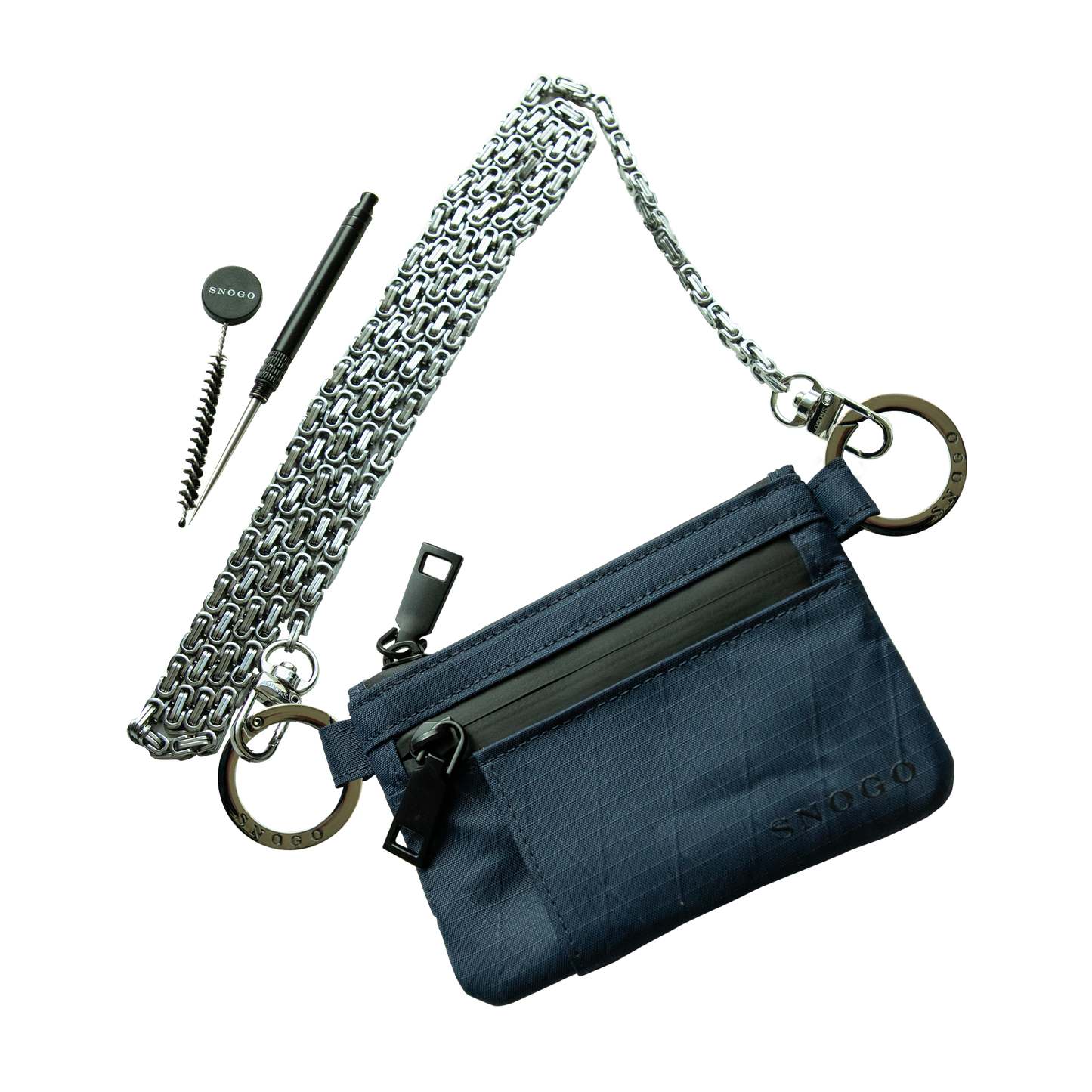Clean & Carry Attache' Purse Wallet with Powder Prowler