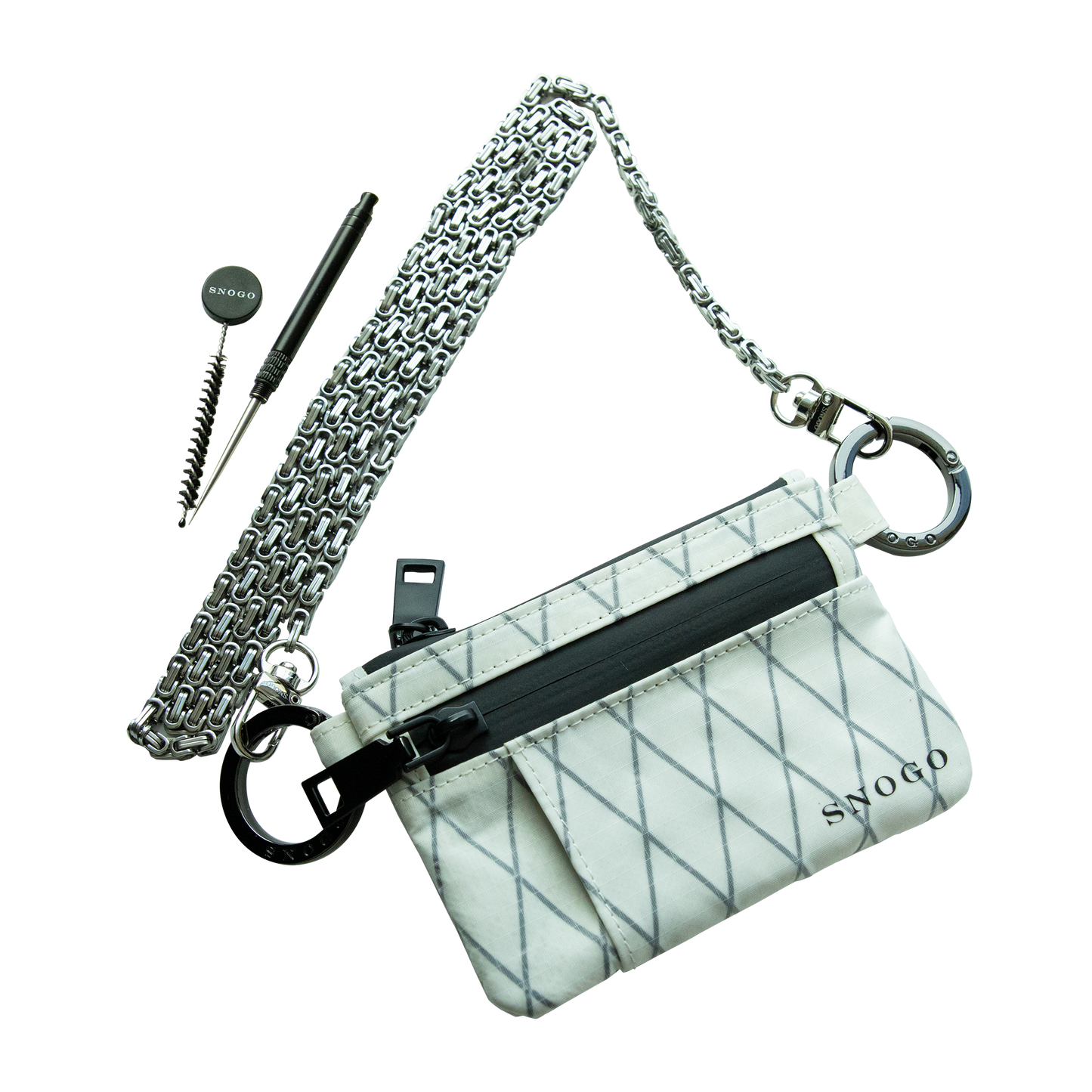 Clean & Carry Attache' Purse Wallet with Powder Prowler