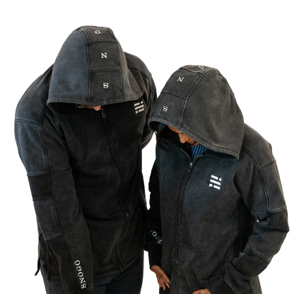 Heavyweight Hoodie - Mineral Wash Charcoal Gray