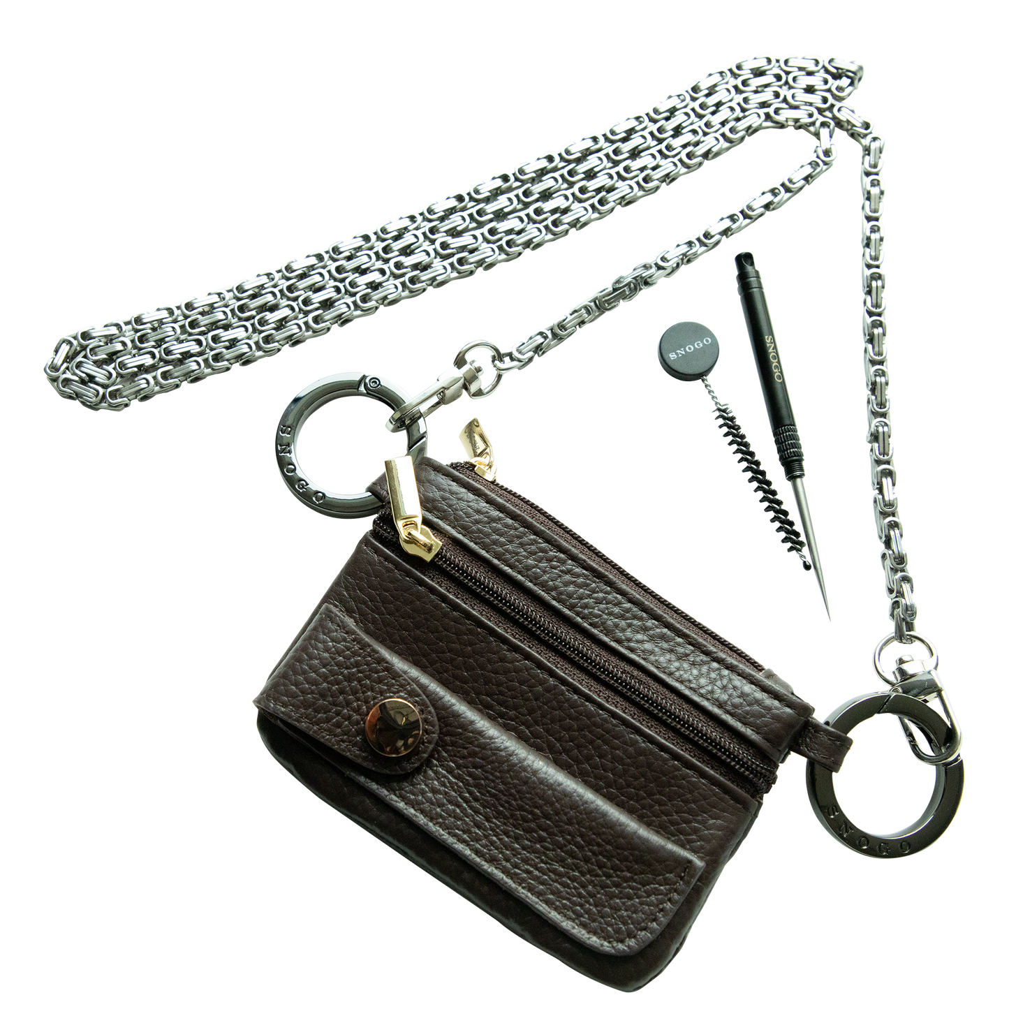 Clean & Carry Litichi Wallet Strap with Powder Prowler