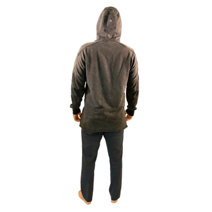 Heavyweight Hoodie - Mineral Wash Charcoal Gray