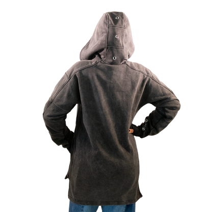 Heavyweight Hoodie - Mineral Wash Charcoal Gray